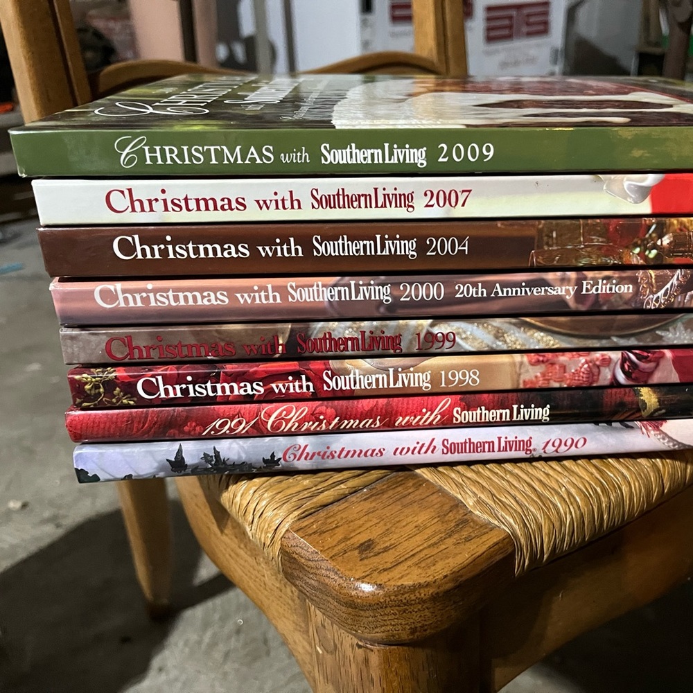 Southern Living hard back Christmas books
